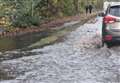Flooding on Monks Lane causes traffic hold-up