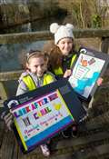 Madison and Beth's posters will help keep our waterways clean