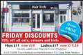 10% off at Hair Tech - FRIDAYS ONLY