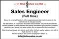 Sales Engineer required