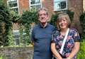 Couple meet assistance dog named after their late son