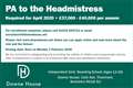 PA to the Headmistress required