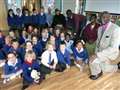 Bishop of Mityana at Woolton Hill school 
