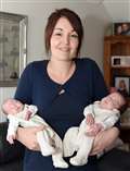 Premature Thatcham twins born a day apart