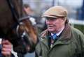 Nicky Henderson reacts after Jeriko Du Reponet pulled up at Sandown