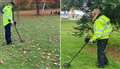 Police carry out sweeps in Newbury's parks as part of #OpSceptre - a national campaign against knife crime