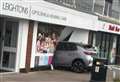 Suspected drink driver crashes into shopfront, seriously injuring one man