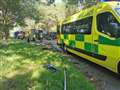Royal Berkshire Fire and Rescue Service: Person trapped after three vehicle crash