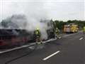 M4 lorry fire between Hungerford and Newbury causes delays