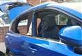 In pictures: Vandals smash every window in car
