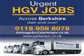 Urgent - HGV Jobs across Berkshire. Start work now!