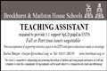 TEACHING ASSISTANT