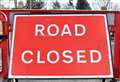 Village road currently closed for highway works 