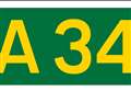 Collision on A34 at Chieveley Services