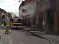 Fire drama in Newbury town centre