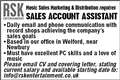 SALES ACCOUNT ASSISTANT