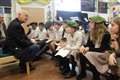 Wartime evacuees share experiences with pupils 