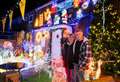 Street lights up for Christmas