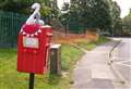 Warm message left on Thatcham postbox