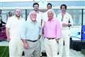 England cricket legends visit Bradfield Cricket Club