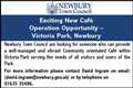 Exciting New Café Operation Opportunity – Victoria Park, Newbury