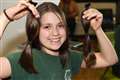 Headgirl at Curridge primary has charity chop