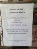 Oldbury's Deli closes down