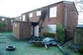 Disused building in Newbury goes up in flames