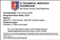 IT Technical Services Technician required