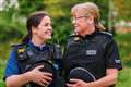 Mother ends 30-year police career by patrolling with officer daughter