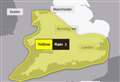 Heavy rain warning for tomorrow and Friday