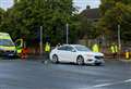 Car crash on A4 in Newbury