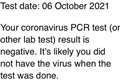 Residents talk of 'false negative' Covid test fears