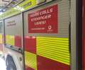 Suspicious scooter blaze in field near Hermitage 