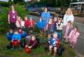 Volunteers transform school’s facilities
