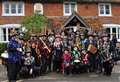 In pictures: Border Morris bring their 'oomph' to West Berkshire pub 