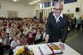 Harry Hill opens new Winchcombe school buildings