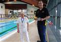 World record for swimmer Dave
