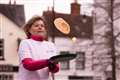 Pancake Race in Newbury