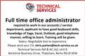 Full time office administrator required