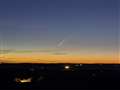 Comet Neowise caught on camera from Combe Gibbet