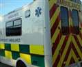 Man in life threatening condition taken to hospital from Burghfield Common