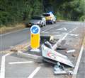 Car written off at new buildouts