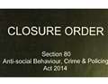Police granted Closure Order on address in Newbury