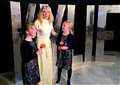 Thatcham twins sing with Kylie Minogue 