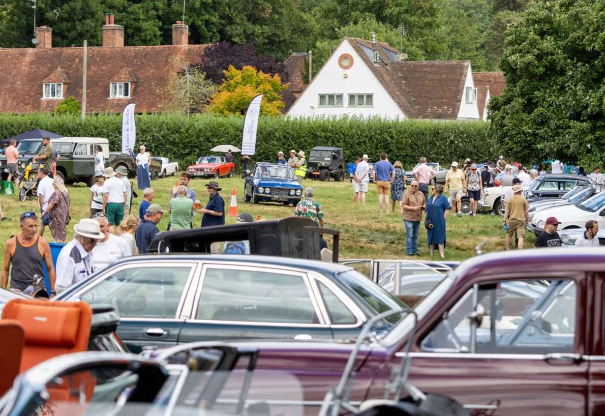 Fun in the sun at village’s classic car show