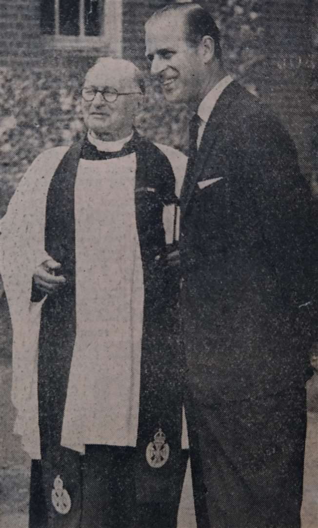 Prince Philip at Highclere in 1958