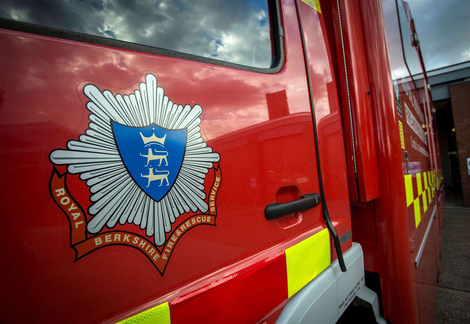 Royal Berkshire Fire and Rescue Service were called to tackle an electrical pole that caught fire on Friday, September 13