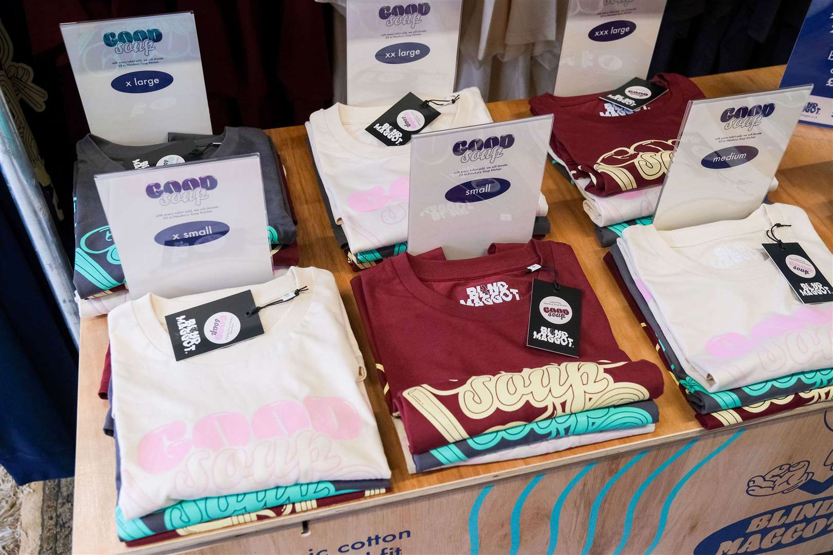 With every product from the ‘good soup’ range sold, £5 will be donated to Newbury Soup Kitchen