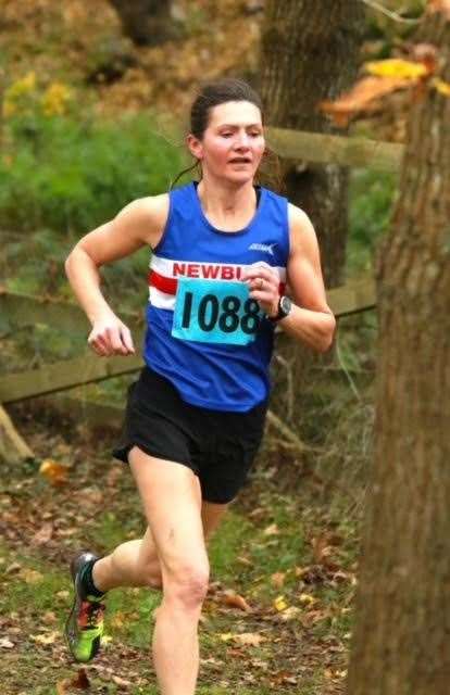 Jess Franklin on her way to picking up two individual and two team medals. Picture by Chris Culley
